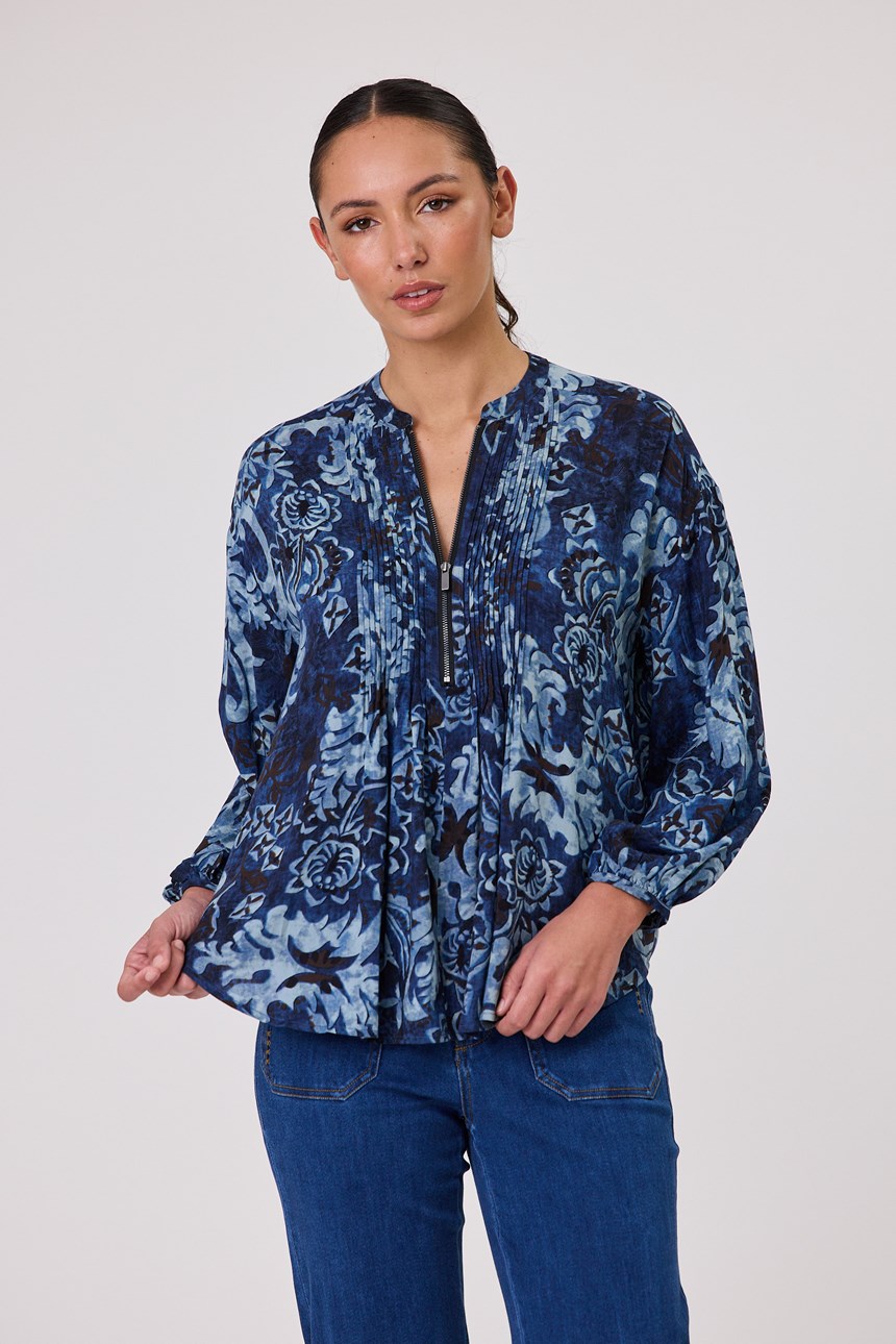 VENICE ZIP BLOUSE